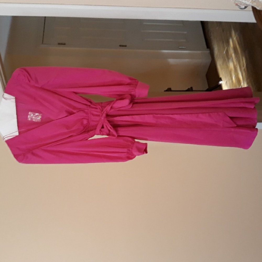 Jealous tomato bright pink dress